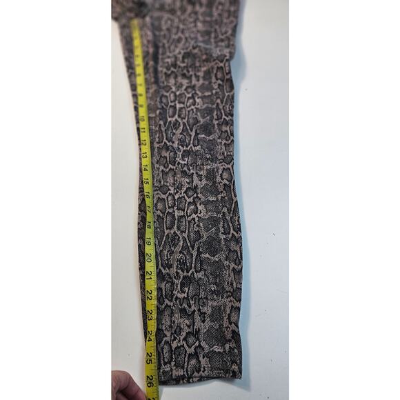 Spanx sz M jeggings stretch Snake print EUC pull on pants casual career slimming - Picture 9 of 10
